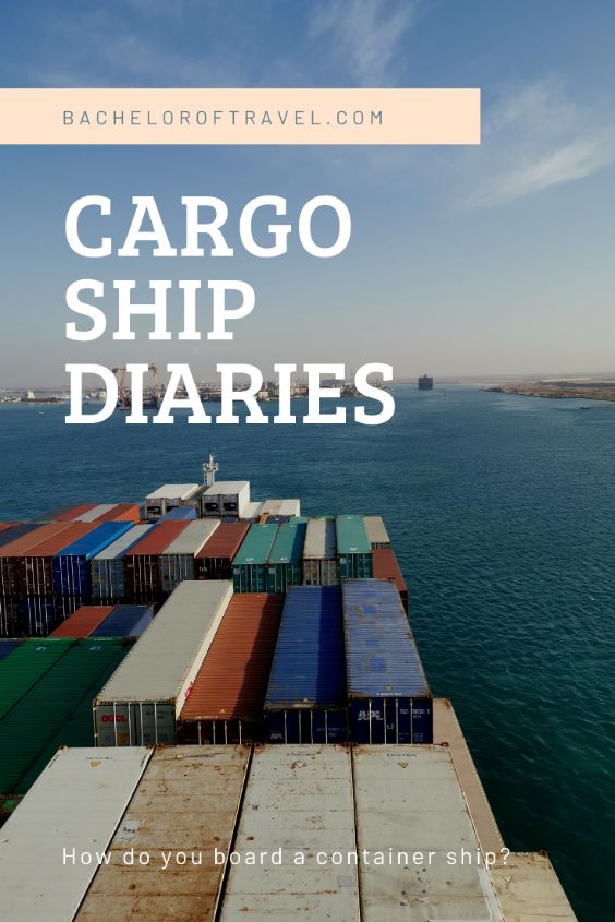cargo ship boarding container ship