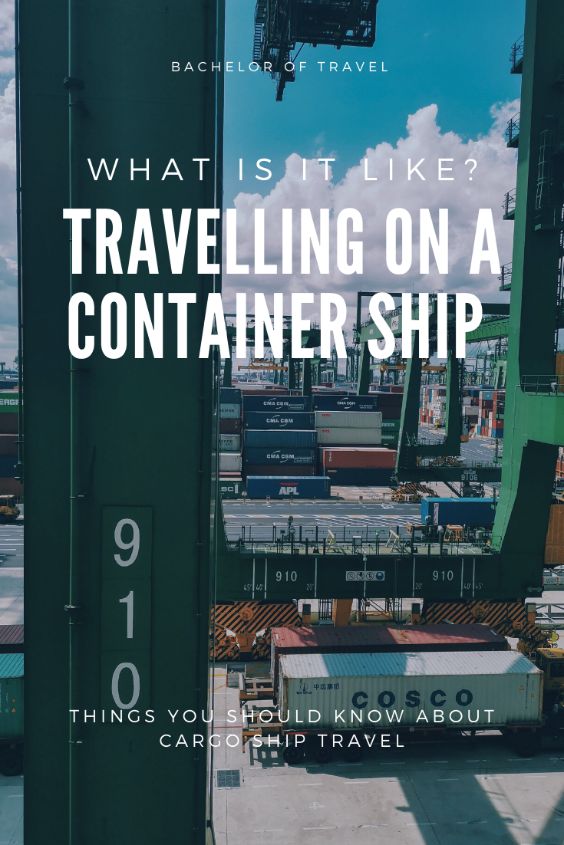 things you should know travel on a container ship