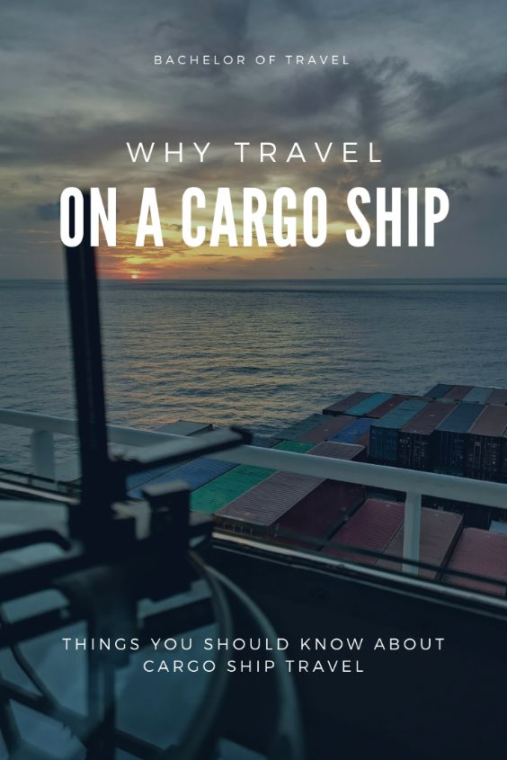 why travel on a container ship