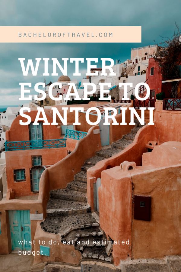Winter Santorini